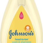 Johnson's Head-to-Toe Gentle Tear-Free Baby & Newborn Wash & Shampoo, Sulfate-, Paraben- Phthalate- & Dye-Free, Hypoallergenic Wash for Sensitive Skin & Hair, 27.1 fl. Oz